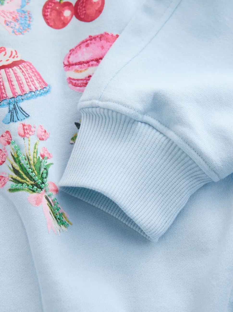 Blue Beaded Cake - Sweatshirt (3 - 16 jr)