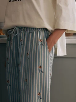 Blue Charlie The Cockapoo - Tricot pyjama met korte mouwen