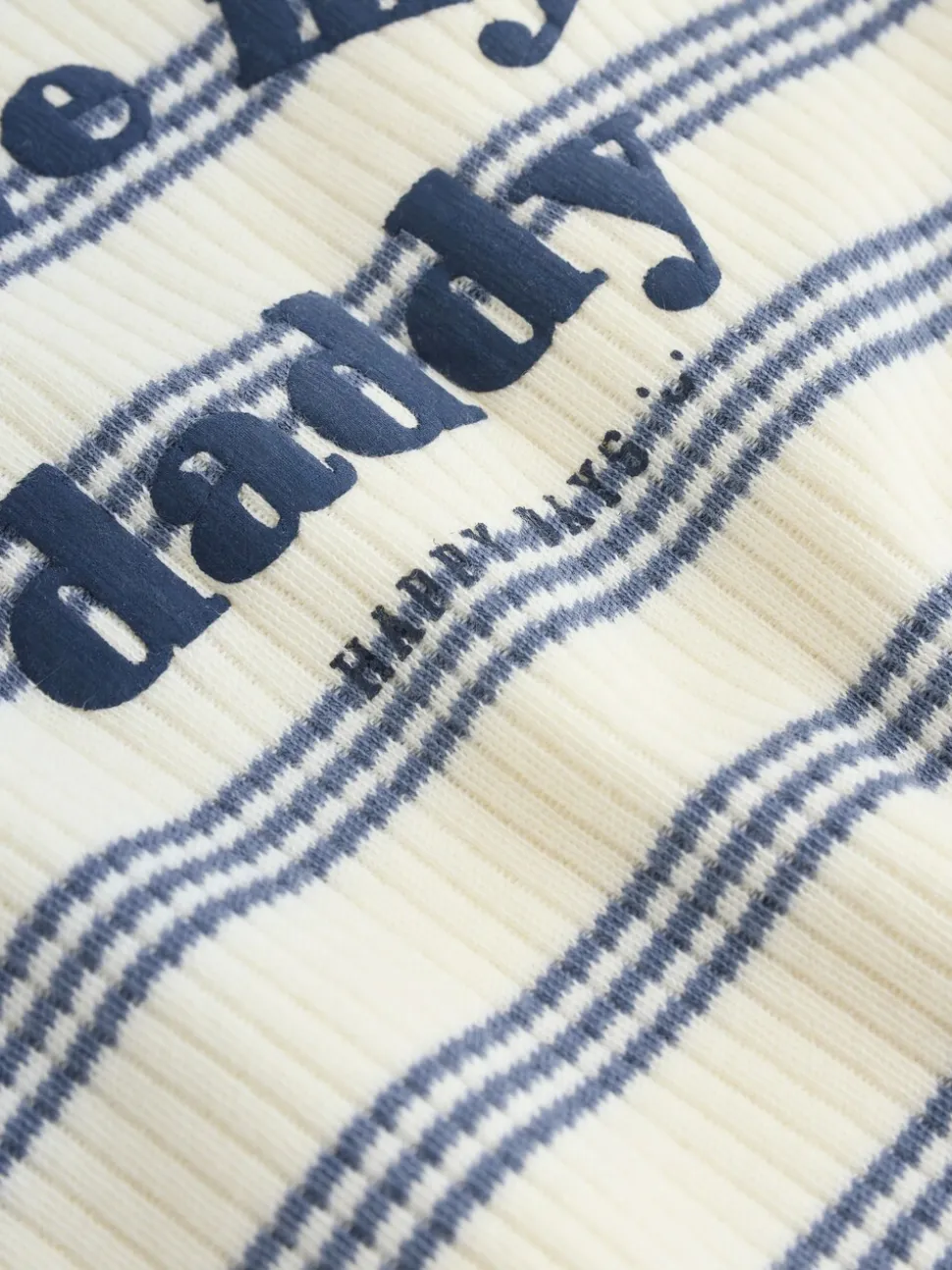 Blue Striped I love my Daddy - Jersey babyrompertje