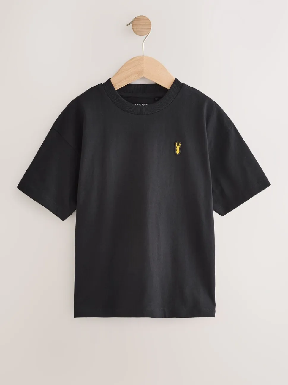 Blue/Rust/Khaki/Black - Verpakking van 4 ruimvallende T-shirts met korte mouwen (3-16jr)