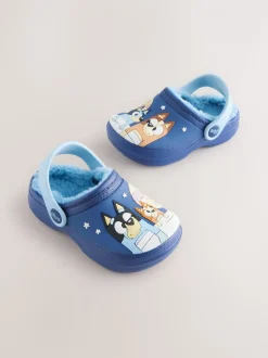 Bluey Navy - Gevoerde pantoffelklompen
