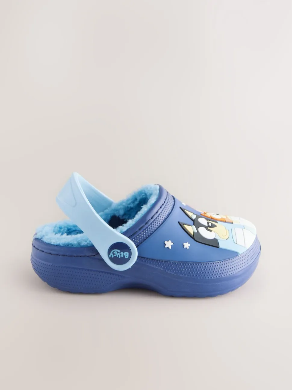 Bluey Navy - Gevoerde pantoffelklompen