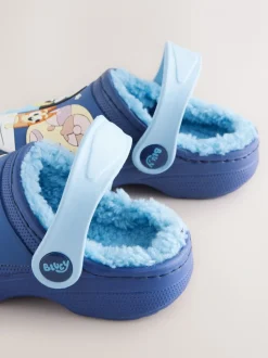 Bluey Navy - Gevoerde pantoffelklompen