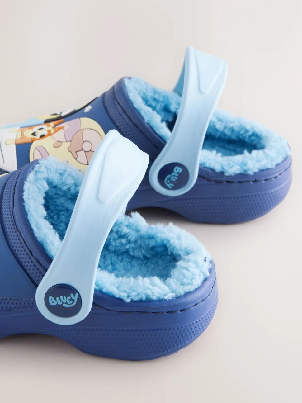 Bluey Navy - Gevoerde pantoffelklompen