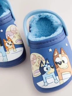 Bluey Navy - Gevoerde pantoffelklompen