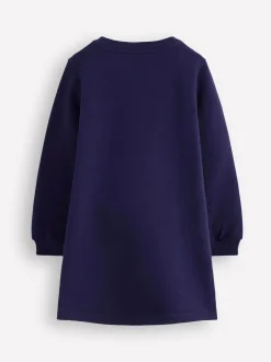 Boden Ida Sweatshirt Appliqué Dress