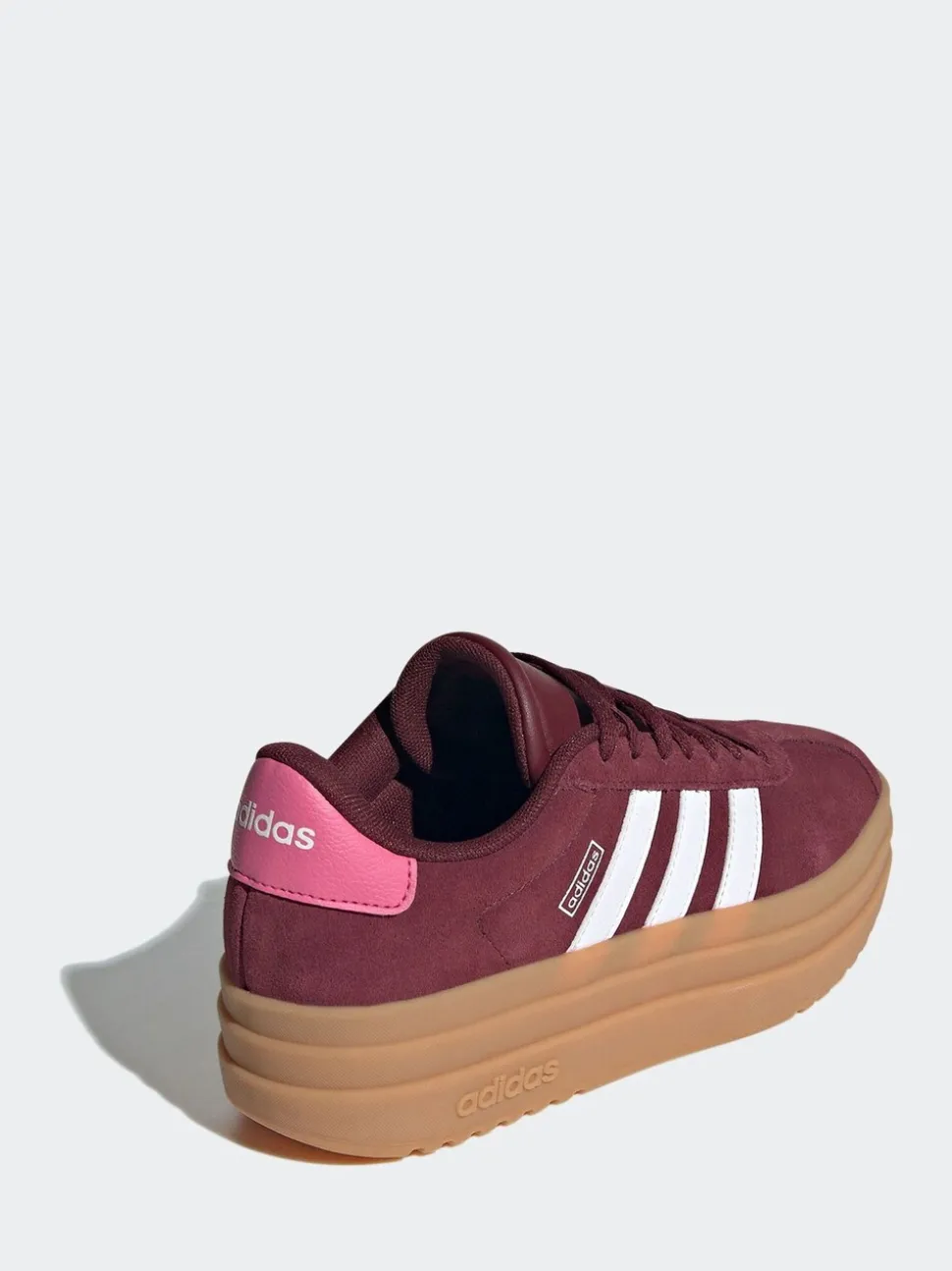 Bordeauxrood - adidas VL Court Bold Lace Junior Trainers