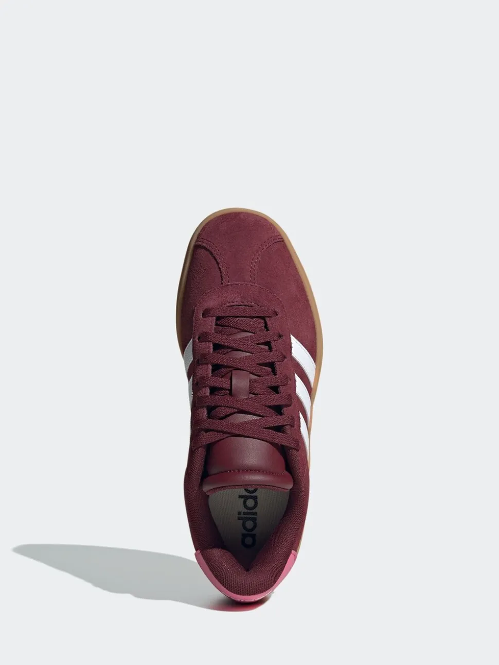 Bordeauxrood - adidas VL Court Bold Lace Junior Trainers