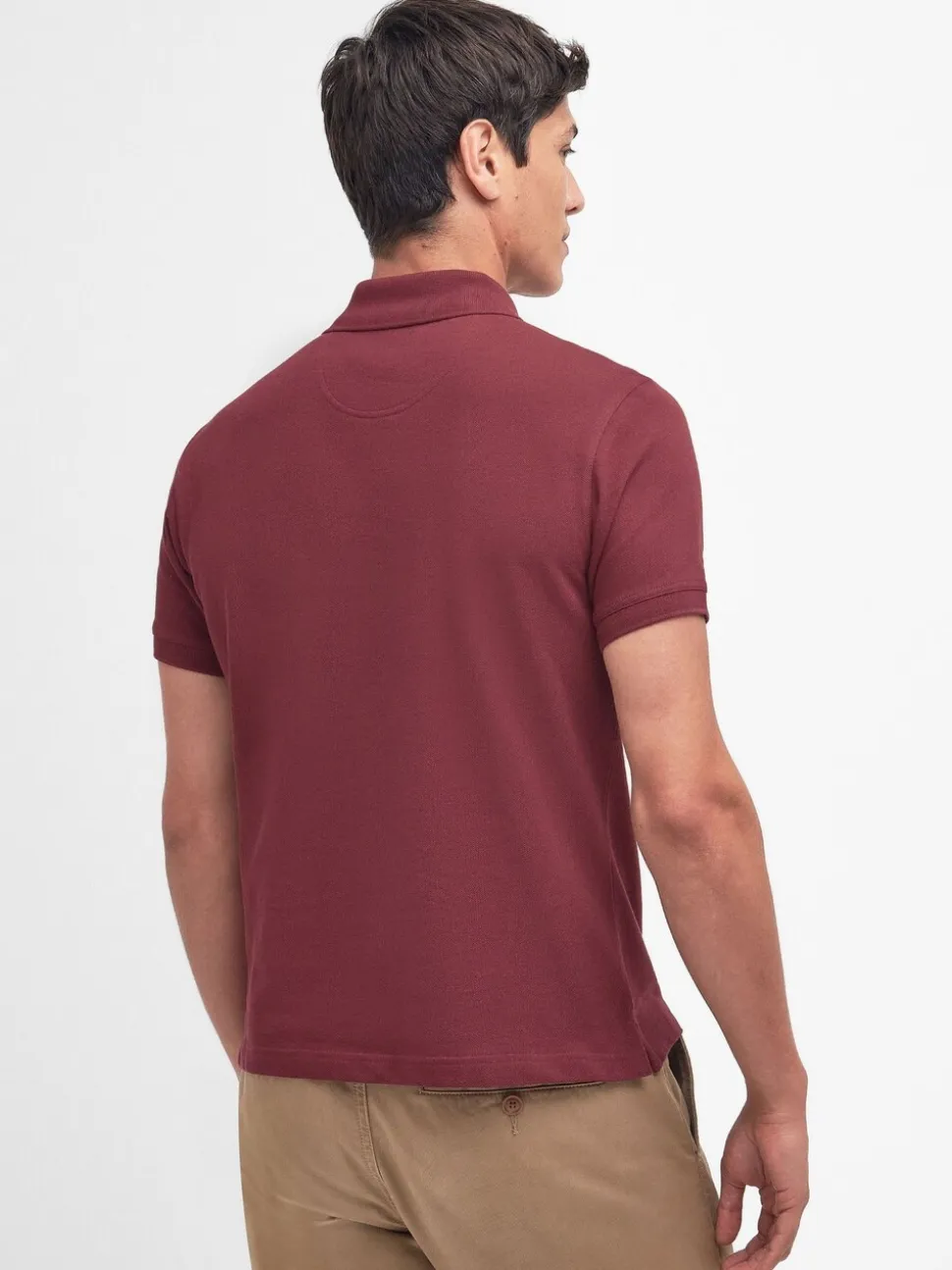 Bordeauxrood - Barbour® Classic poloshirt