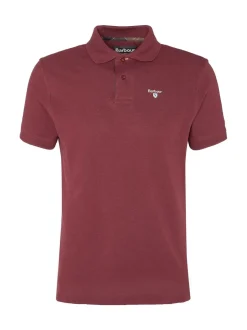 Bordeauxrood - Barbour® Classic poloshirt