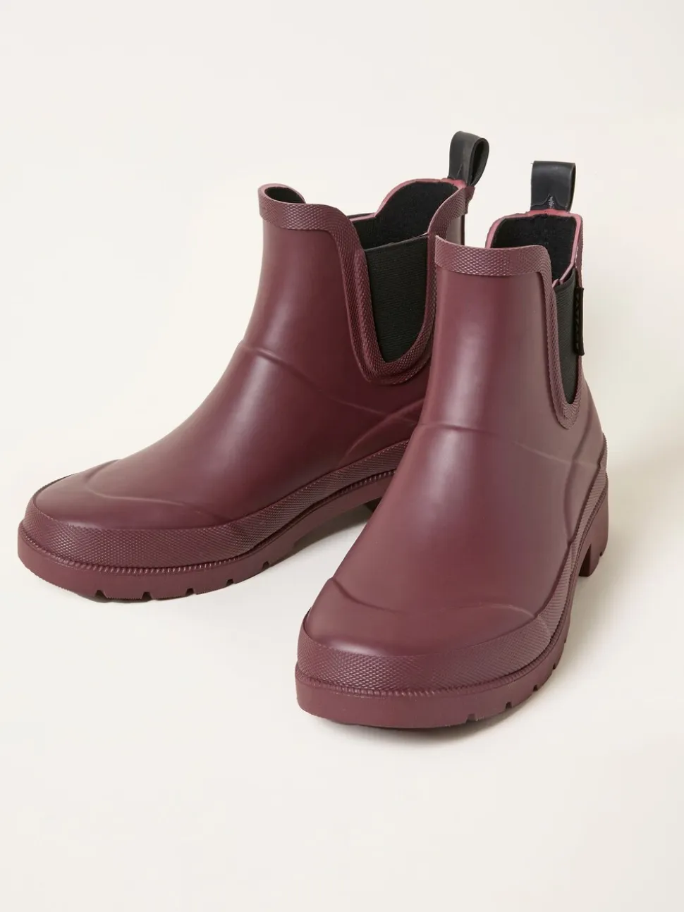 Bordeauxrood - FatFace Rubber Ankle Welly