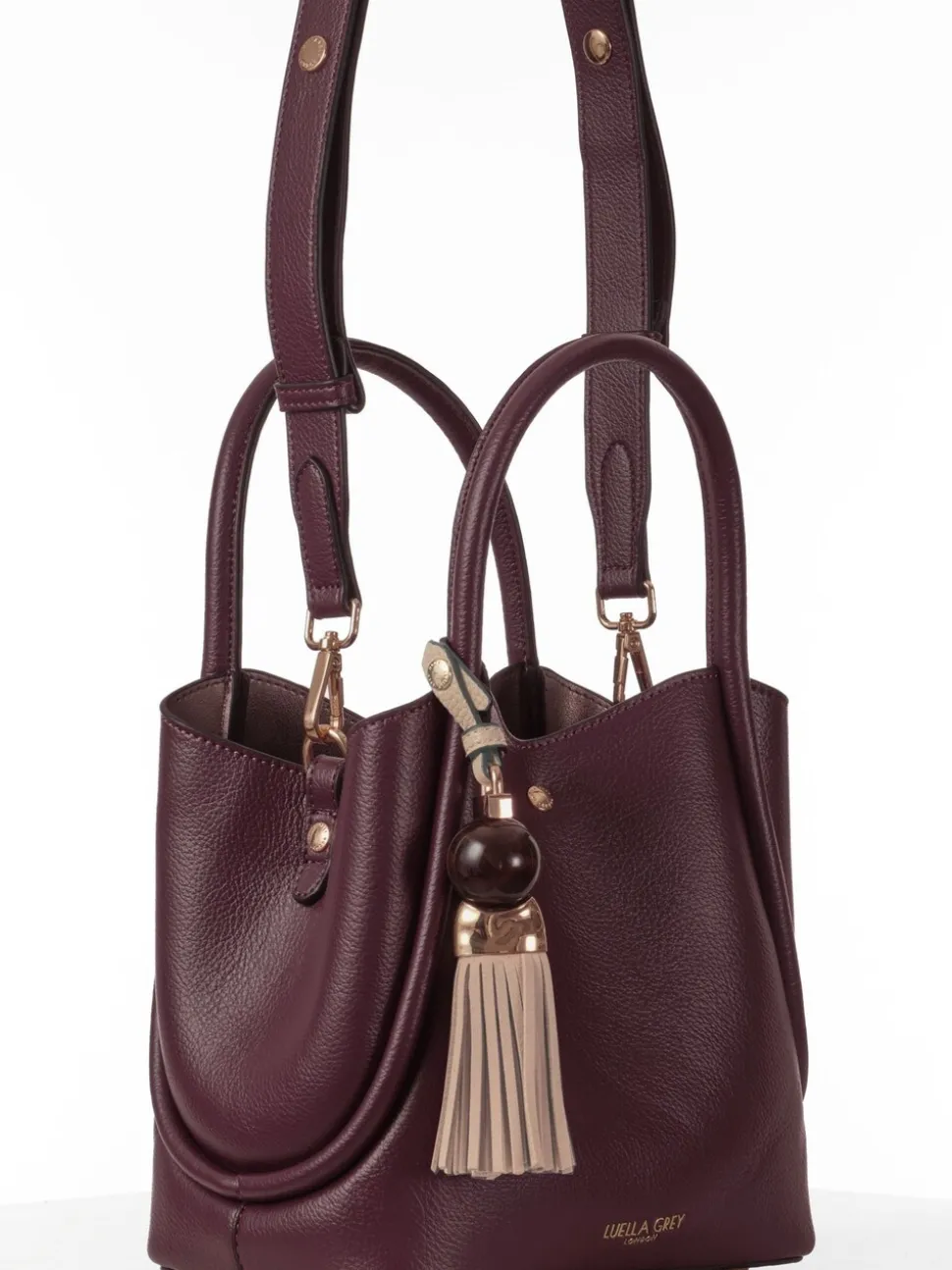 Bordeauxrood - Luella Grey Red Flo Cross-Body Bag