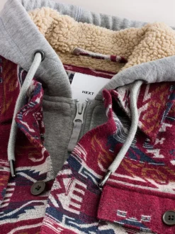 Bordeauxrood - Navajo Style Shacket
