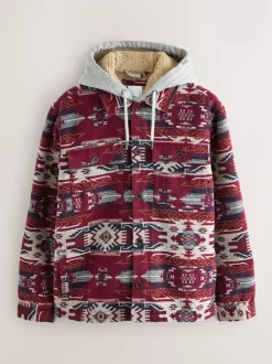 Bordeauxrood - Navajo Style Shacket