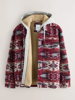 Bordeauxrood - Navajo Style Shacket