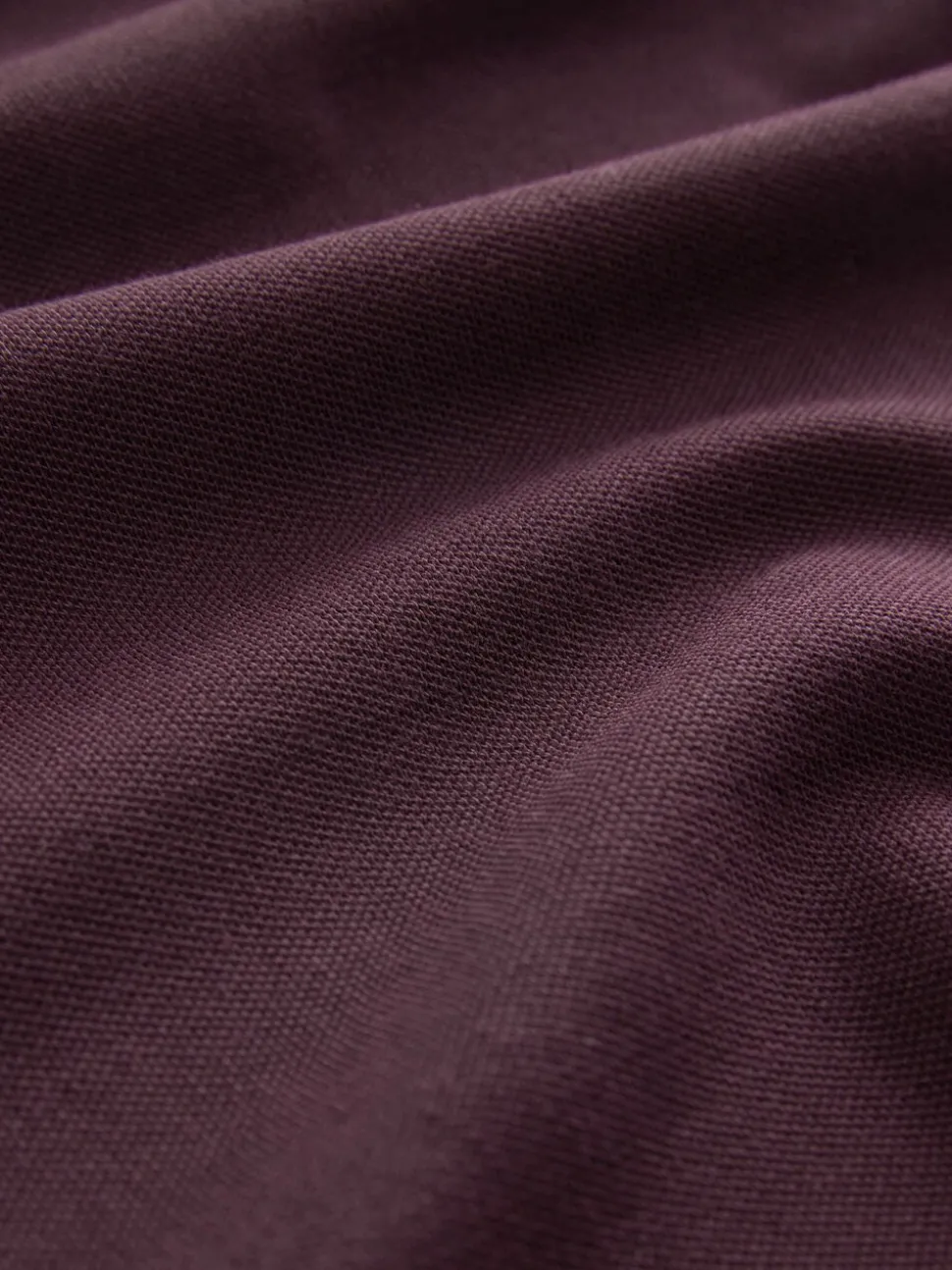 Bordeauxrood - Normale Pasvorm - Piqué poloshirt met korte mouwen