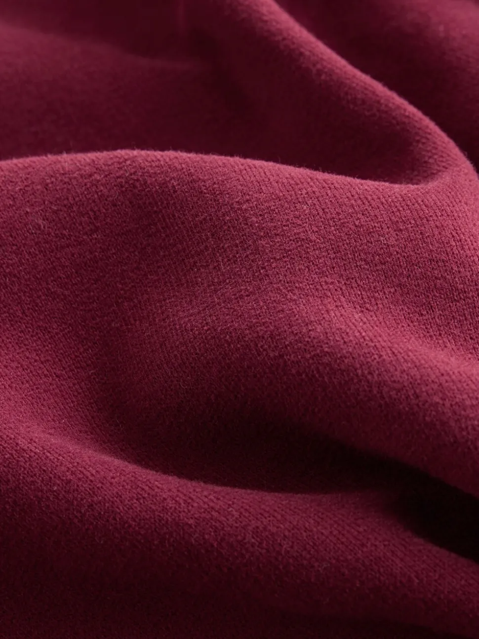 Bordeauxrood - Relaxte sweaterjurk (3mnd-7jr)