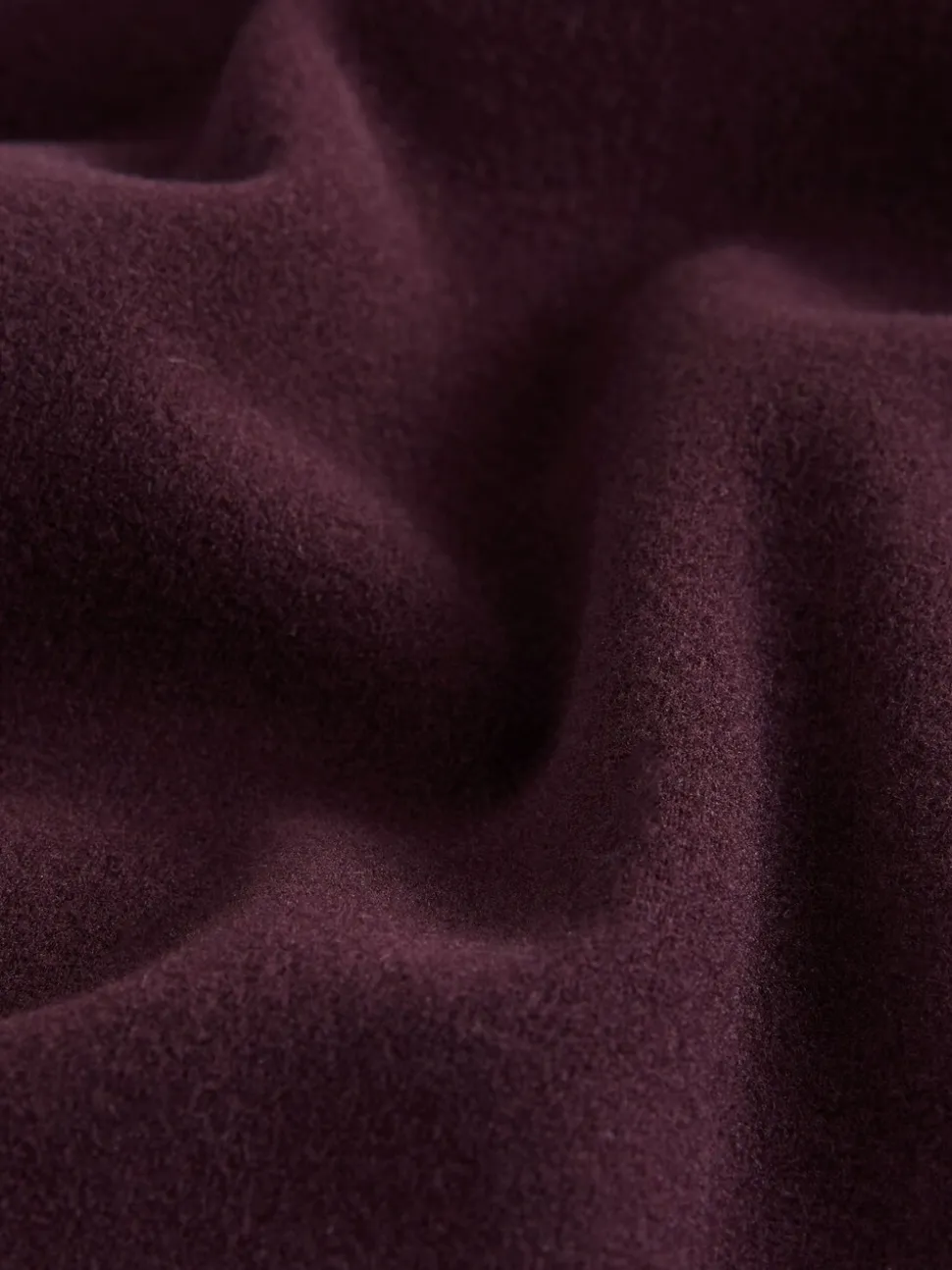Bordeauxrood - Soft Touch Quarter Zip Neck Fleece