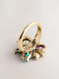 Bordeauxrood - Statement Jewel Ring