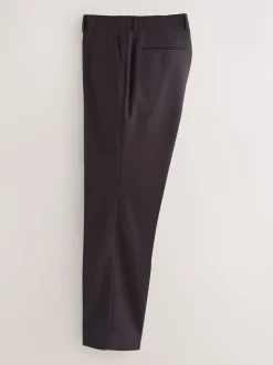 Bordeauxrood - Tailored fit - Pantalon in smokingstijl
