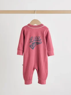 Bordeauxrood - Verpakking van 3 babypyjama's (0 mnd-3 jr)