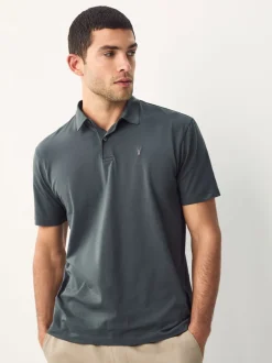 Bordeauxrood/antracietgrijs/Ecru Crème - Set van 3 jersey poloshirts met korte mouwen