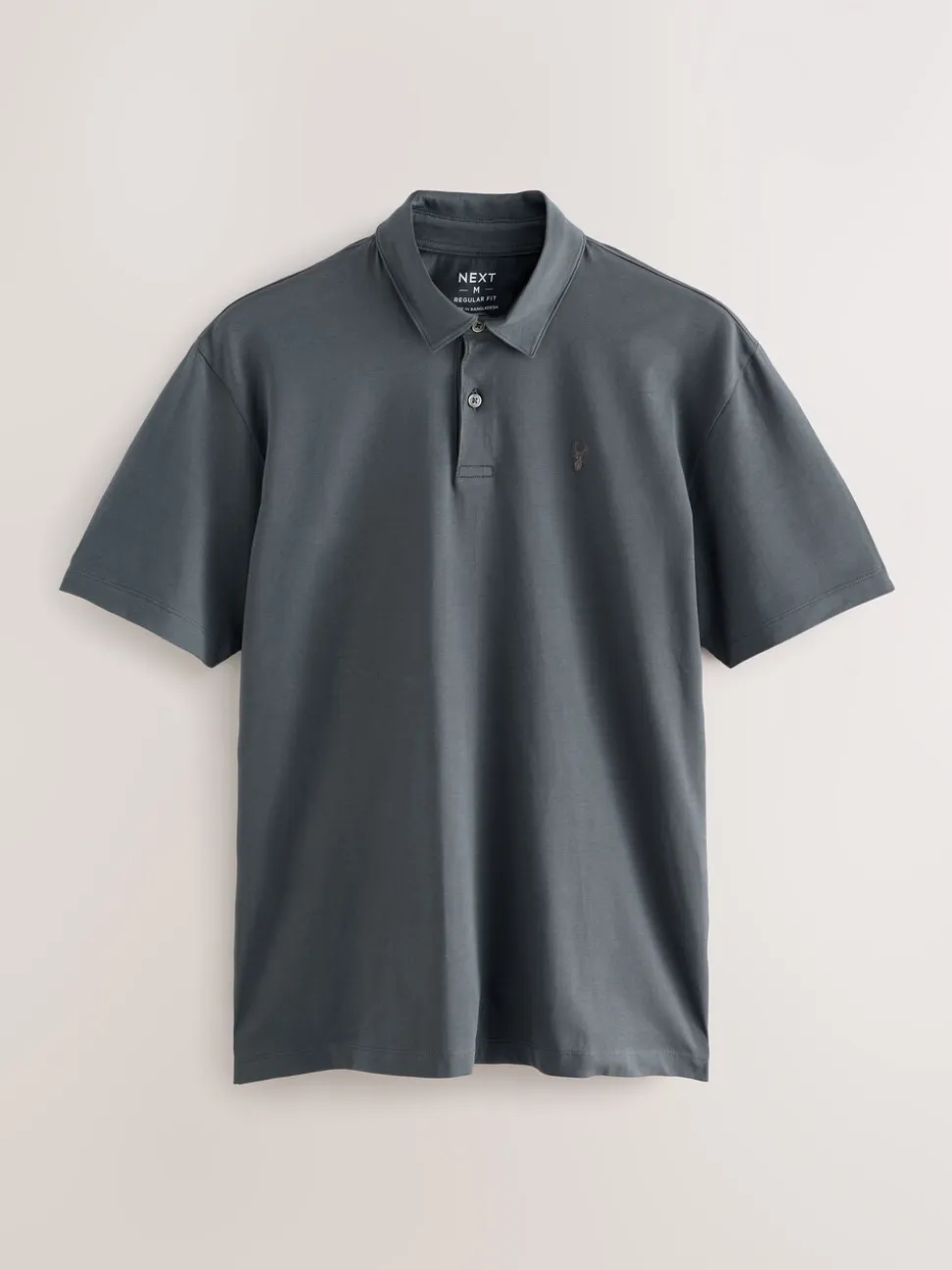 Bordeauxrood/antracietgrijs/Ecru Crème - Set van 3 jersey poloshirts met korte mouwen