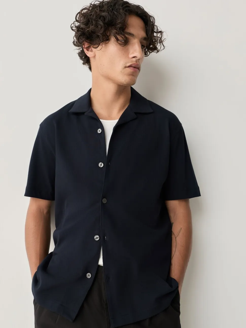 Bordeauxrood/Marineblauw/Olijfgroen - Piqué shirts met korte mouwen verpakking van 3
