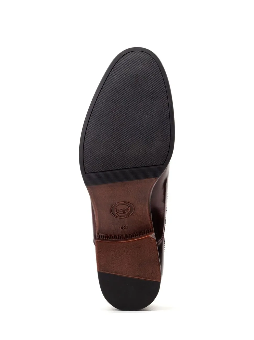 Bordo Red - Base London Franklin Toe Cap Oxford Shoe