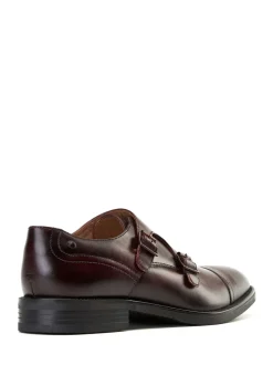 Bordo Red - Base London Taper Monk Shoe