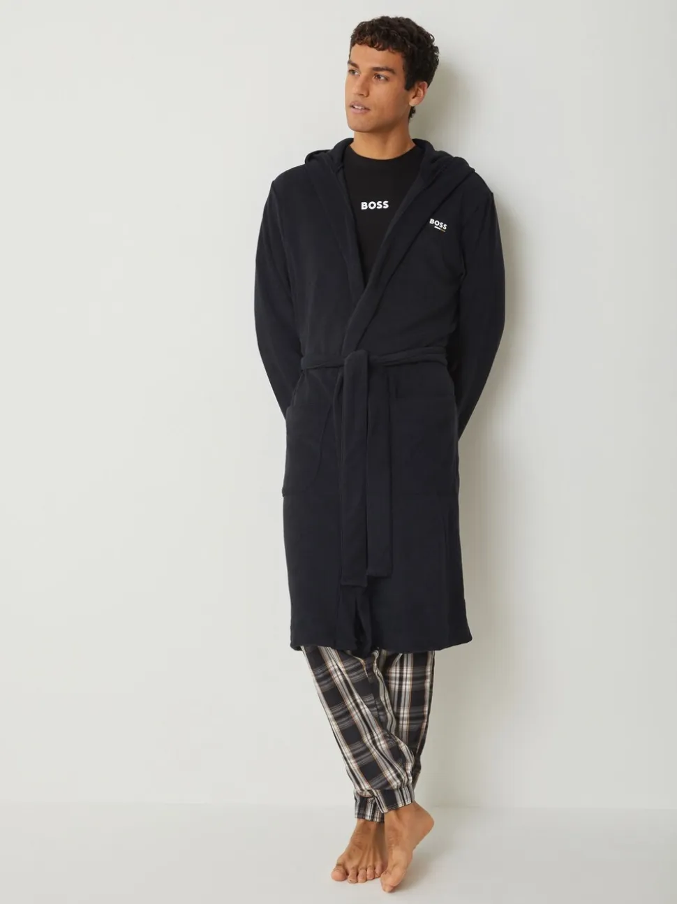 BOSS Terry Logo Robe