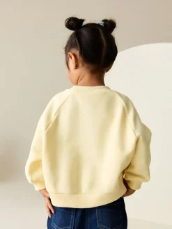 Boter Geel - Sweatshirt met ronde hals (3 mnd-7 jr)
