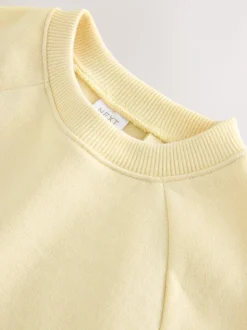 Boter Geel - Sweatshirt met ronde hals (3 mnd-7 jr)