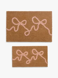 Braided Bow Coir Doormat