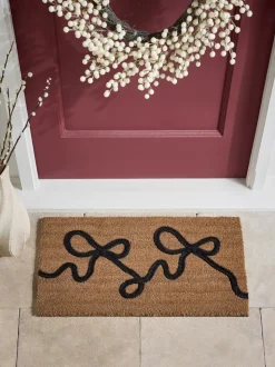 Braided Bow Coir Doormat