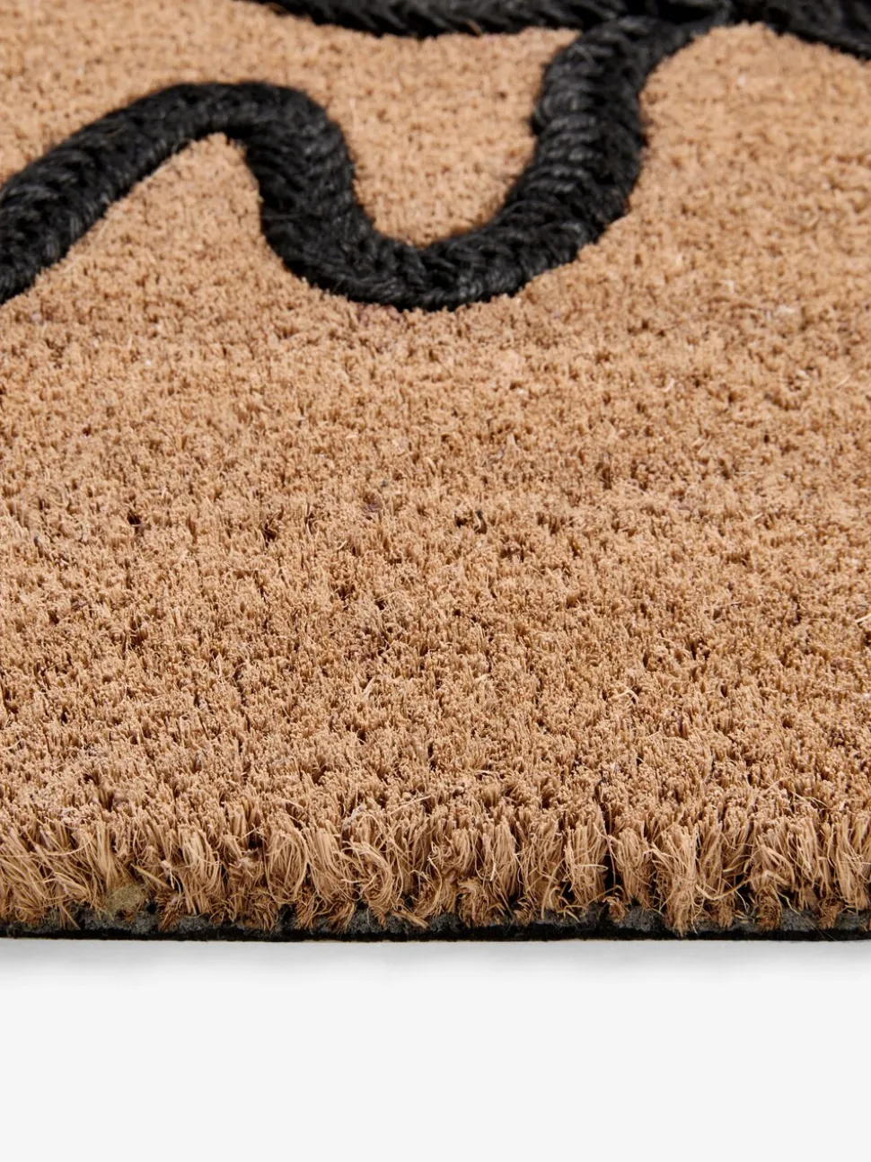 Braided Bow Coir Doormat
