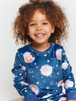 Brand Threads Disney Frozen Fleece Pyjamas Set