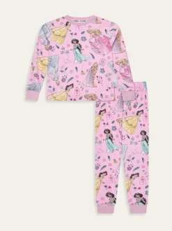 Brand Threads Disney Princess Fleece Pyjamas Set