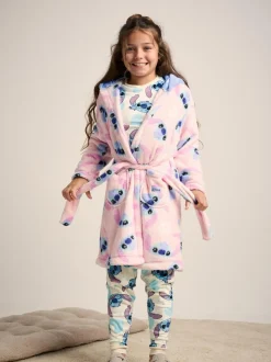 Brand Threads Girls Disney Stitch Dressing Gown
