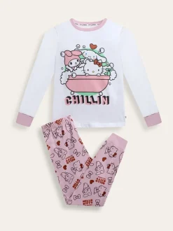 Brand Threads Girls Hello Kitty Pyjamas Set