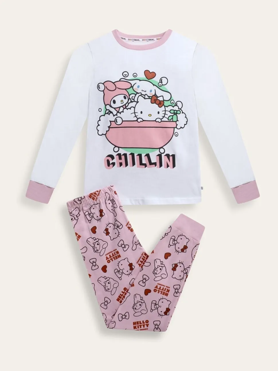 Brand Threads Girls Hello Kitty Pyjamas Set
