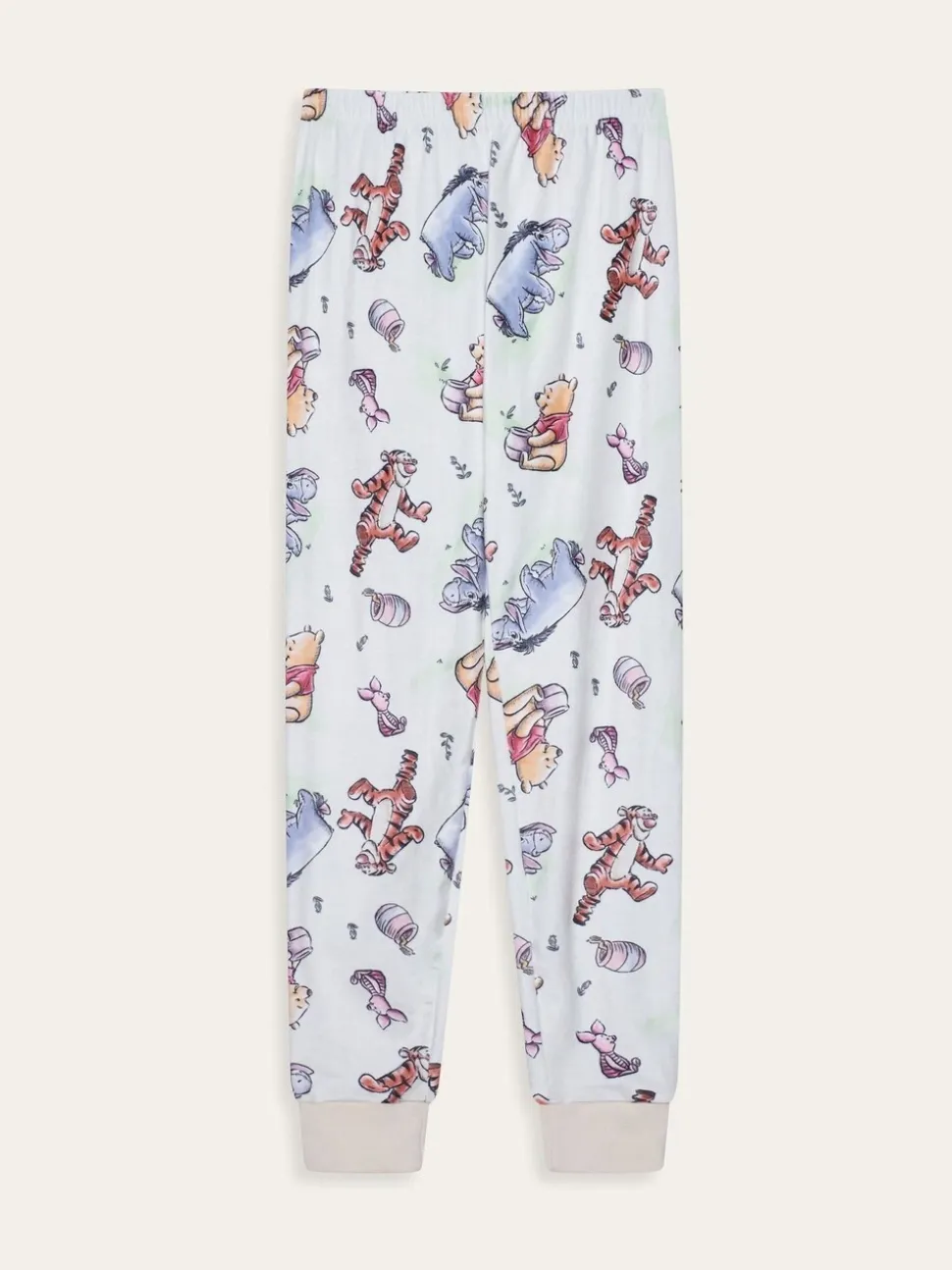 Brand Threads Ladies Winnie The Pooh Fleece Pyjamas Set