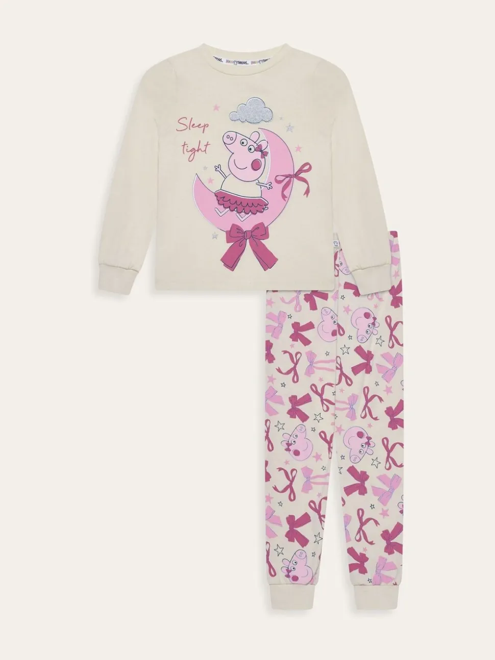 Brand Threads Peppa Pig Girls Pyjamas Set