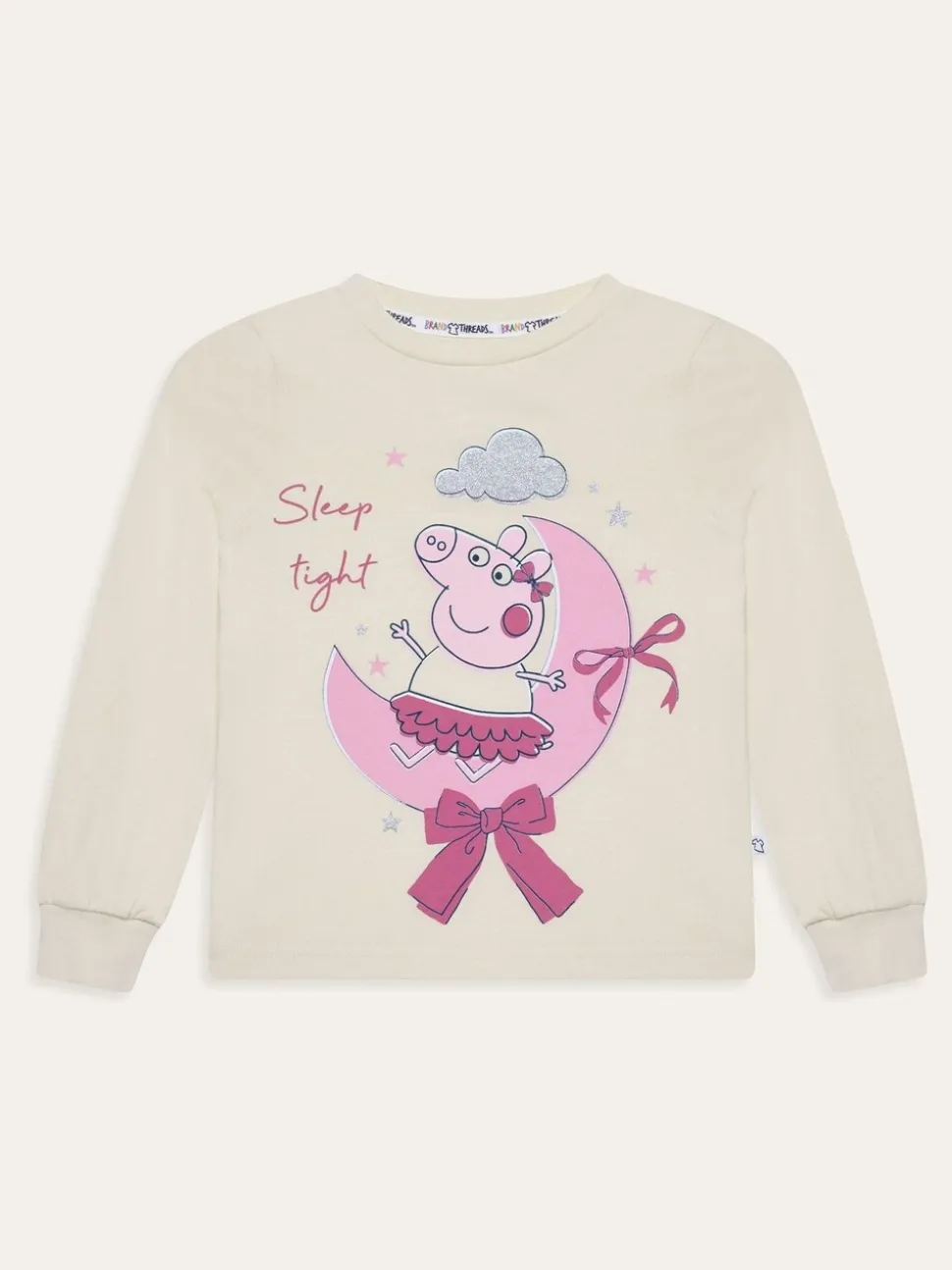 Brand Threads Peppa Pig Girls Pyjamas Set