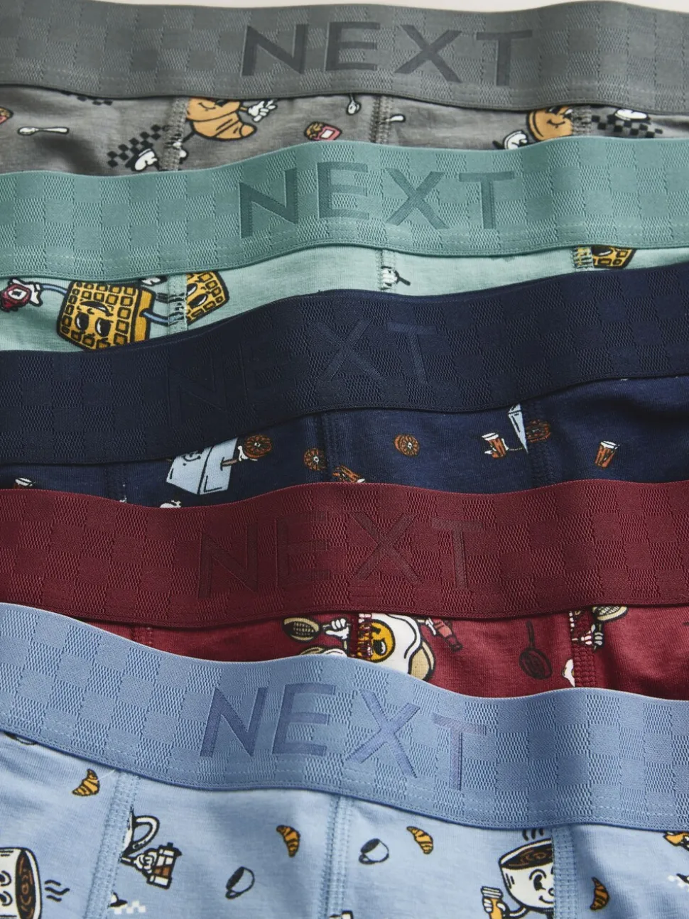 Breakfast Character - Verpakking van 5 - Boxershorts