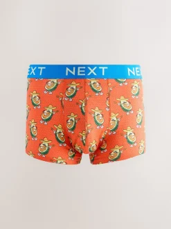 Bright Food Print - Verpakking van 5 - 5 Hipsterboxershorts