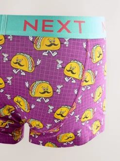 Bright Food Print - Verpakking van 5 - 5 Hipsterboxershorts