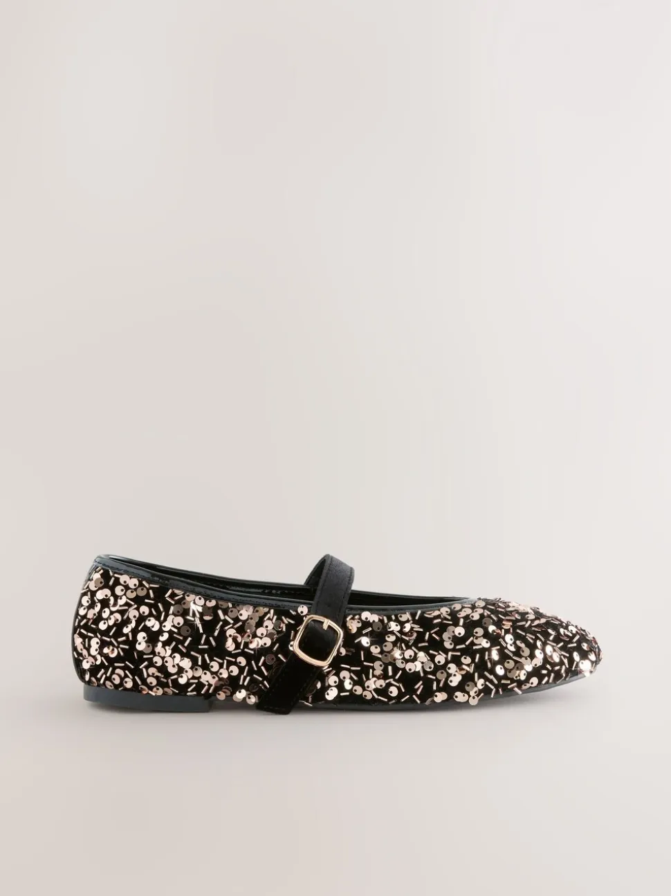 Brons - Mary Jane-schoenen met versierde pailletten van Forever Comfort®