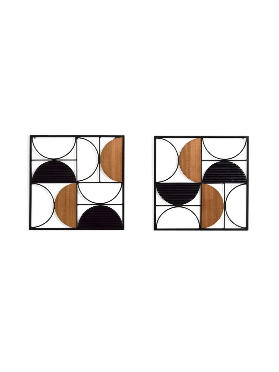 Brons-metalen abstracte kunst voor aan de wand