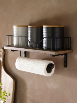 Bronx Shelf and Kitchen Roll Holder